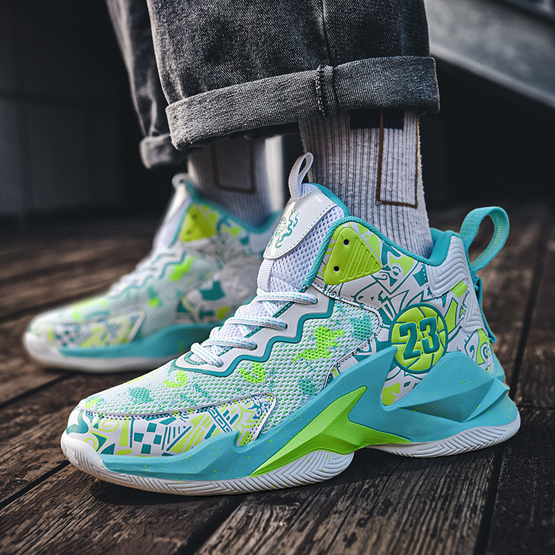 Basketball Shoes Men's High-Top New Style Youth Student Men's Casual Shoes Sports Shoes Running Mesh Fly-Knit Training Shoes Basketball Shoes Men's High-Top New Style Youth Student Men's Casual Shoes Sports Shoes Running Mesh Fly-Knit Training Shoes