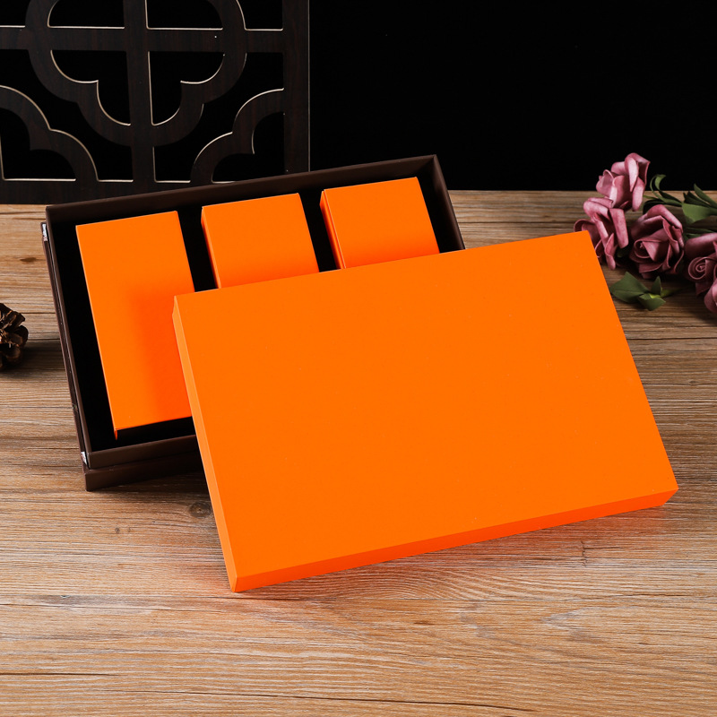 Caja de color caja de embalaje de cosméticos caja de regalo con caja de regalo portátil perfumado té tapa de embalaje caja de regalo personalización