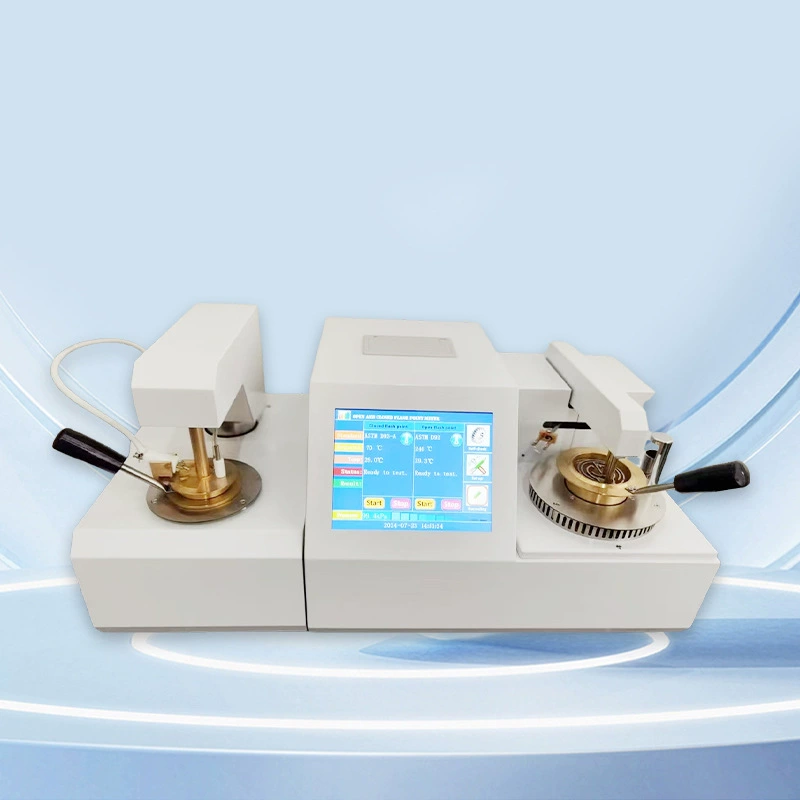 Тестер температуры вспышки для нефтепродуктов (открытая и закрытая емкости), полностью автоматический тестер закрытой емкости, интеллектуальное обнаружение