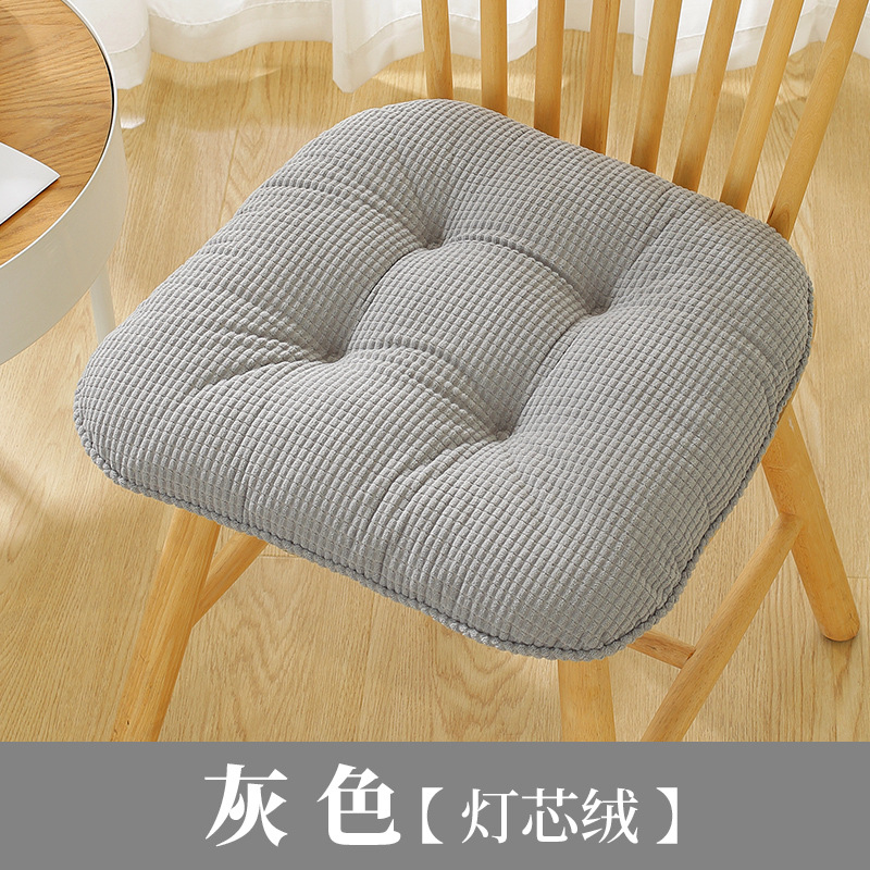 코듀로이 쿠션-그레이