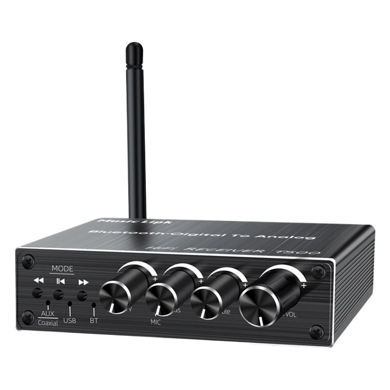 Новый адаптер приемника Bluetooth 5,3 Player U дисковый микрофон усилитель аудио динамик конвертер с дистанционным управлением