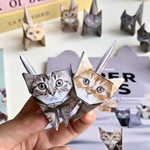�¿��diy��Ɏ׺μ�؈ ��ͯ�ֹ��ۯB����С؈��DIY Paper Cats
