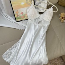 吊带睡裙女春夏季新款带胸垫睡衣韩版露背情趣家居服薄款批发无袖