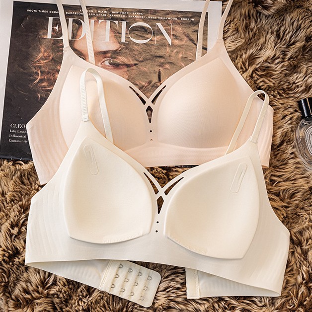 Venta directa de fábrica comercio electrónico transfronterizo Sudeste de Asia Vietnam Tailandia damas sin costuras sujetador de recogida lateral cómodo