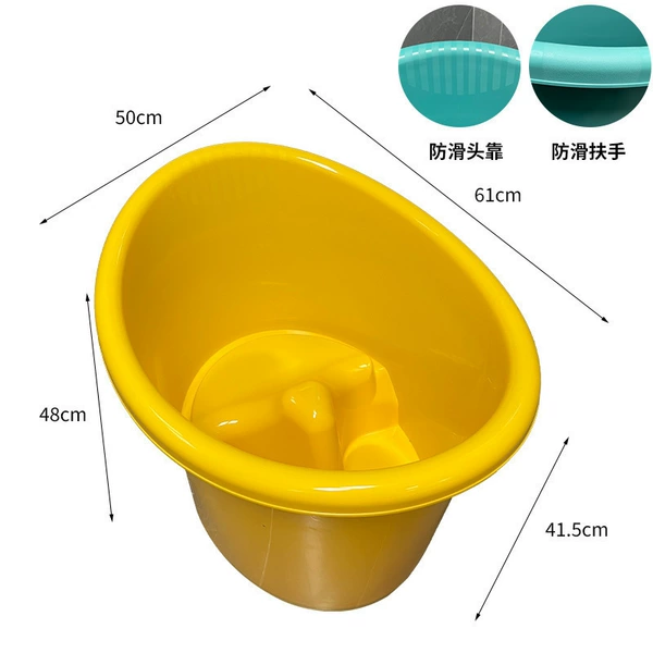 [特厚款加高坐凳0-8岁黄色]
