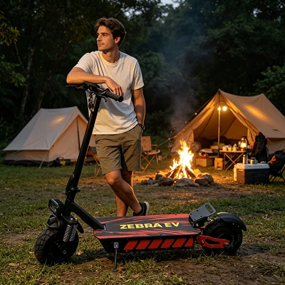New Dual-Drive Folding Off-Road Qatlanan elektrik skuterlər