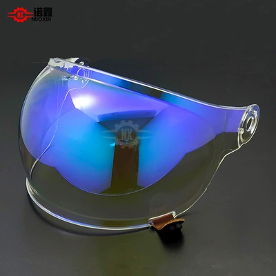 Adaptable BELL Bubble Mirror BULLITT Dəbilqə (Kaska) aksesuarları - bullitt-aurora-blue