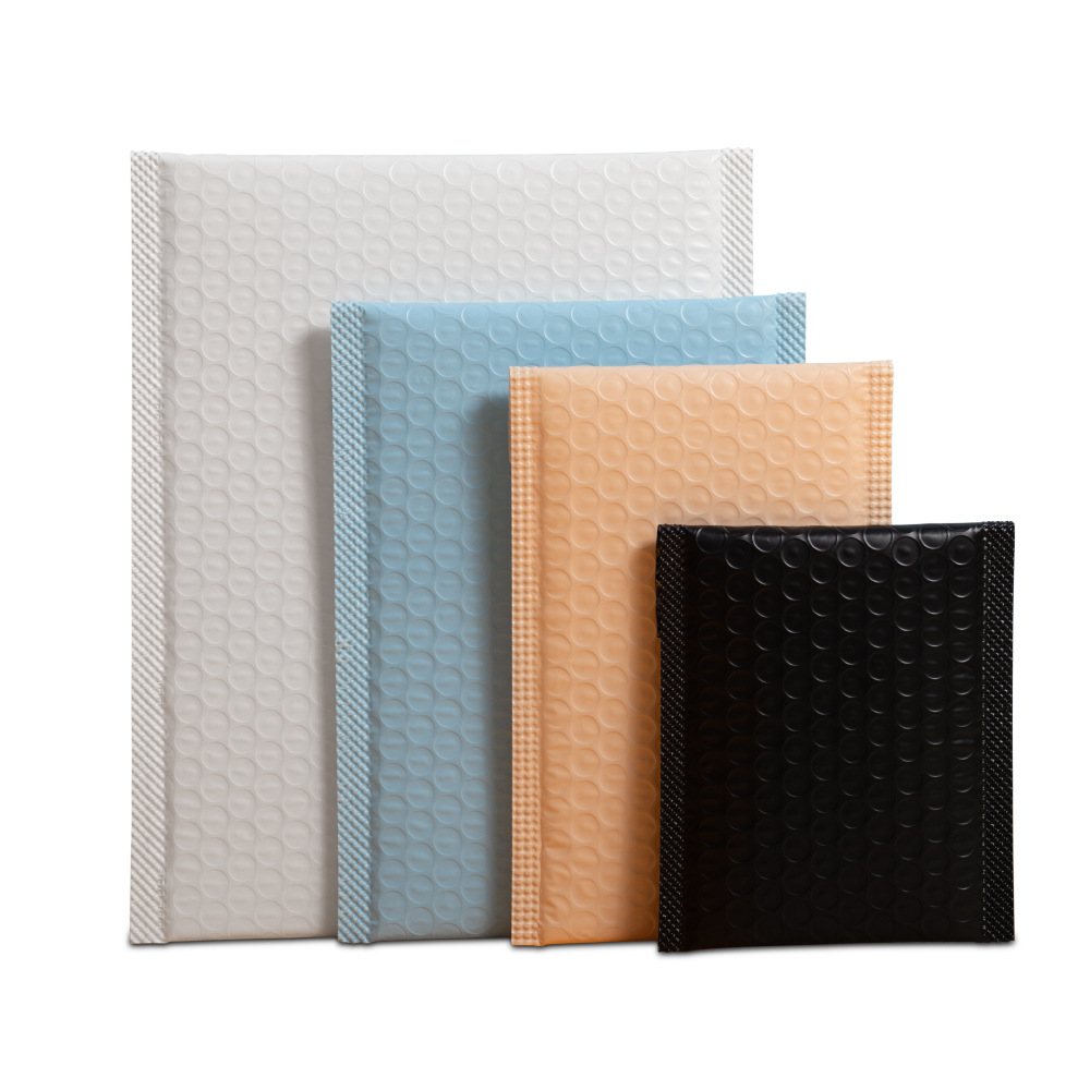 Bolsa de burbuja de película nacarada de compuesto Blanco Bolsa de sobre de burbuja impresión logística bolsa de burbuja Express