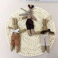 批发可爱ins公仔可爱卡通玩偶兔子咖熊配件装饰配饰玩偶包包挂件