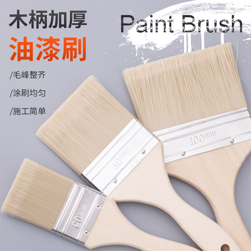 Brush Paintbrush Industrial Dust Removal Soft Bristle Artificial Silk Non-Shedding Hollow Wire Brush Small Durable Coloring