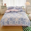 ins fresh Four piece suit pure cotton Cotton lovely sheet Quilt cover The bed Supplies dormitory Three Fitted 4