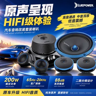 Car speaker/subwoofer experience modification for original sound
