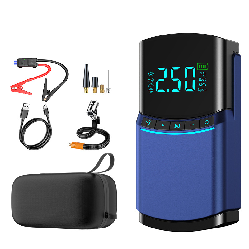 Cross-Border Bn03 Car Emergency Jump Starter with Built-In Air Pump, Multifunctional Power Bank and Ignition Device
