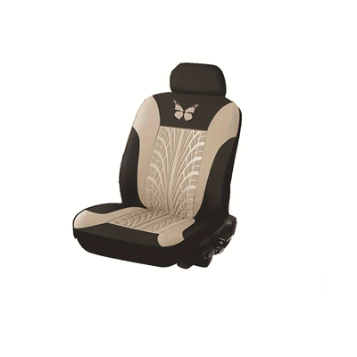 Universal seat cover Seat Cover for the Whole Car - beige-single-seat-2-piece-set-general
