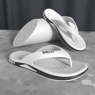 Simple flip-flops men's summer wear non-slip outdoor leisure plywood flip-flops men's beach fashion sandals wholesale
