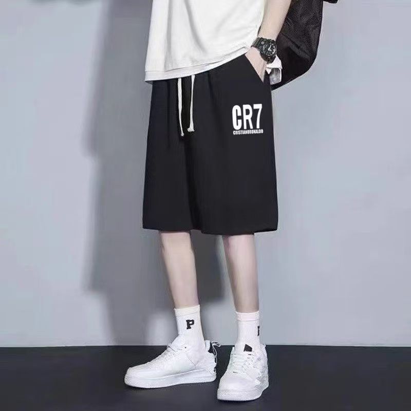 Versatile Plus-Size Shorts for Summer, Unisex Thin Loose Student Sports Shorts, Trendy Casual Pants 12