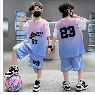 男童篮球运动服套装2026新款夏季夏款中大童速干衣帅气男孩球衣潮