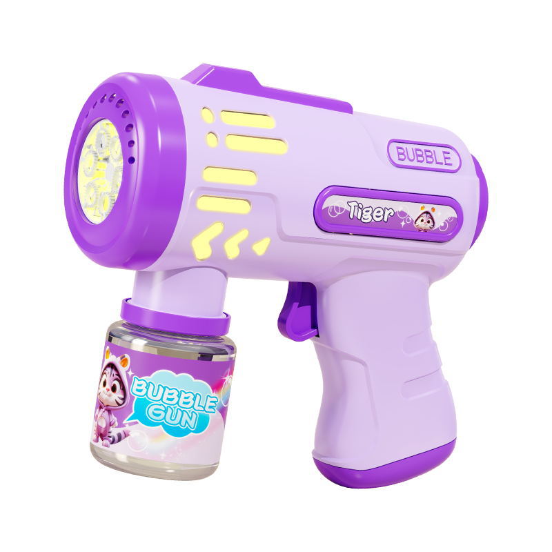 Explosiones transfronterizas automáticas de ametralladoras de burbujas de luz eléctrica, popularidad en línea, niños del 1 de junio, mercado nocturno al por mayor