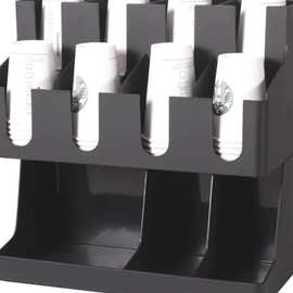 金德咖啡奶茶吸管糖宝糖浆收纳盒一次性塑料纸杯架吧台收纳分