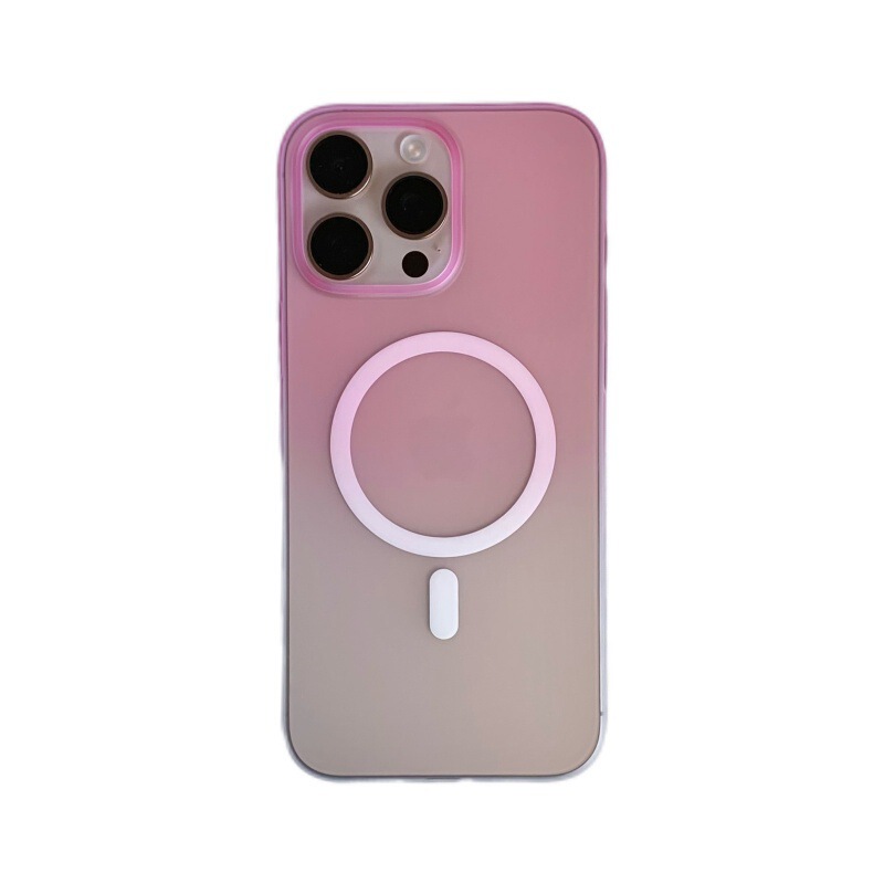 新款适用苹果17手机壳PC超薄磁吸渐变iphone16冰雾15肤感磨砂14硬|undefined