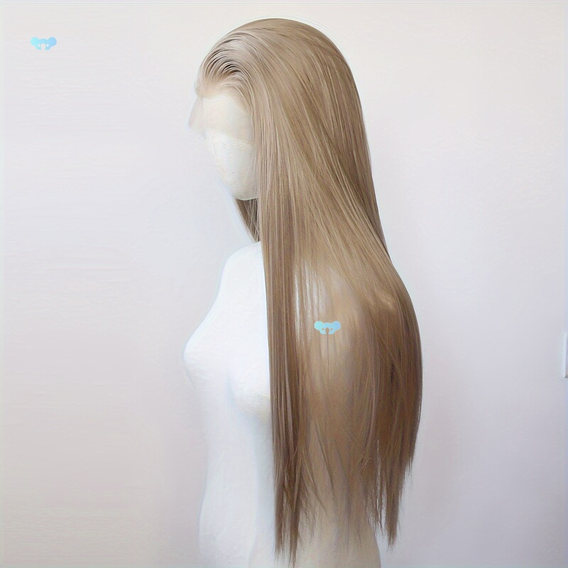 Ginger Brown 13X3.5 Synthetic Lace Front Wig Long Lace Long Wig
