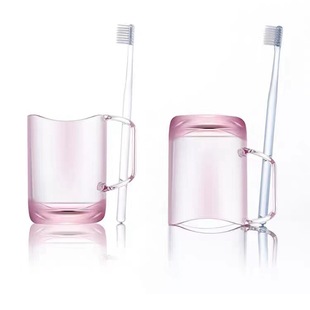 Transparent Modern Simple Household Mouthwash Cup Wash Cup Brushing Cup Multi-Functional Toothbrush Cup Tooth Cylinder Tooth Cup Cup