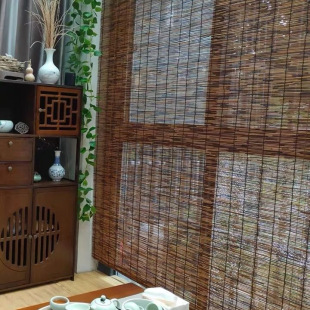 Reed Curtains, Blackout Curtains, Sunshade Bamboo Curtains, Roller Blinds, Liftable Finished Curtains, Straw Curtains, Hotel Decoration Wall Curtains