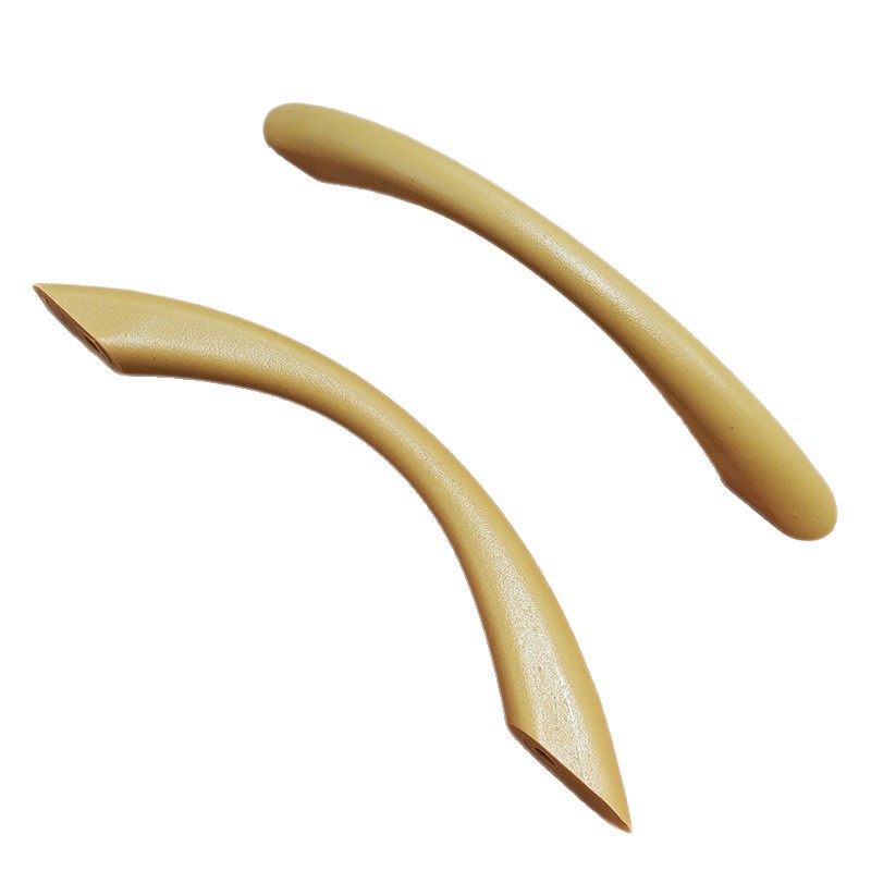 PE arco manija de plástico simple muebles de alta calidad mango de puerta de almacenamiento cajón manija puerta de gabinete zapato manija puente