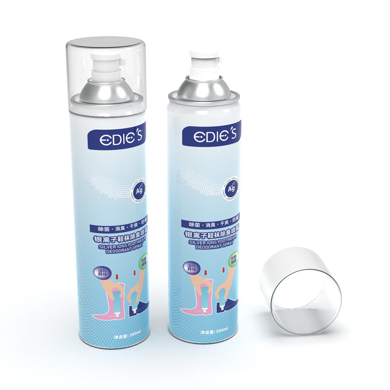 喷雾瓶 防臭喷雾瓶300ml包材铝罐气雾罐圆肩59*215铝瓶 厂家供应