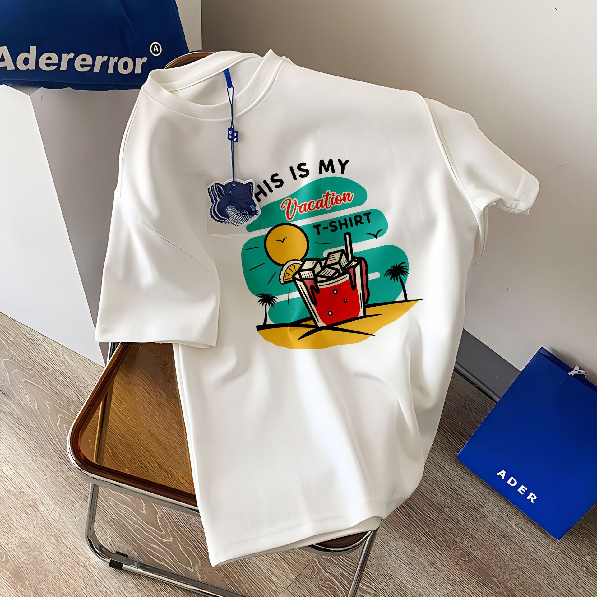 百搭推荐 纯棉重磅白色圆领短袖T恤女宽松内搭2025夏季新款ins风