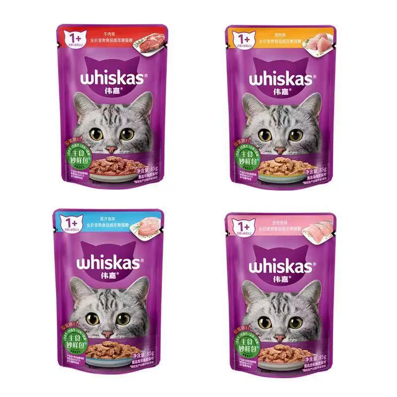 Weijia Miawan Fresh Back Мокрый зерновой пакет 85 г молодых кошек