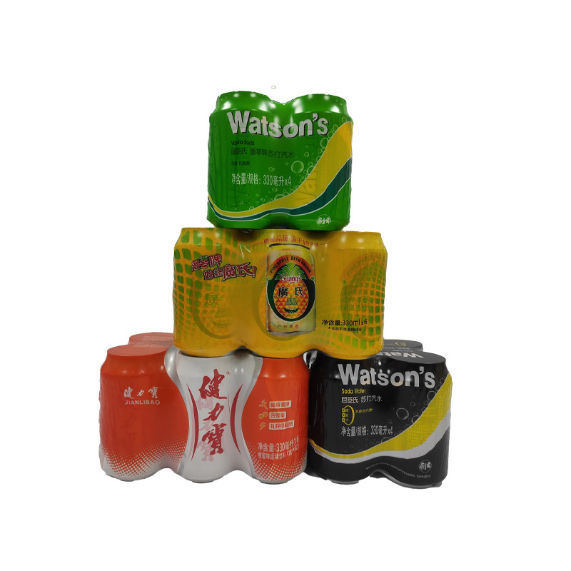 Suministro directo de fábrica de bebidas película retráctil PE película retráctil manguito máquina de envasado Película Termocontraíble PE película de sellado de plástico