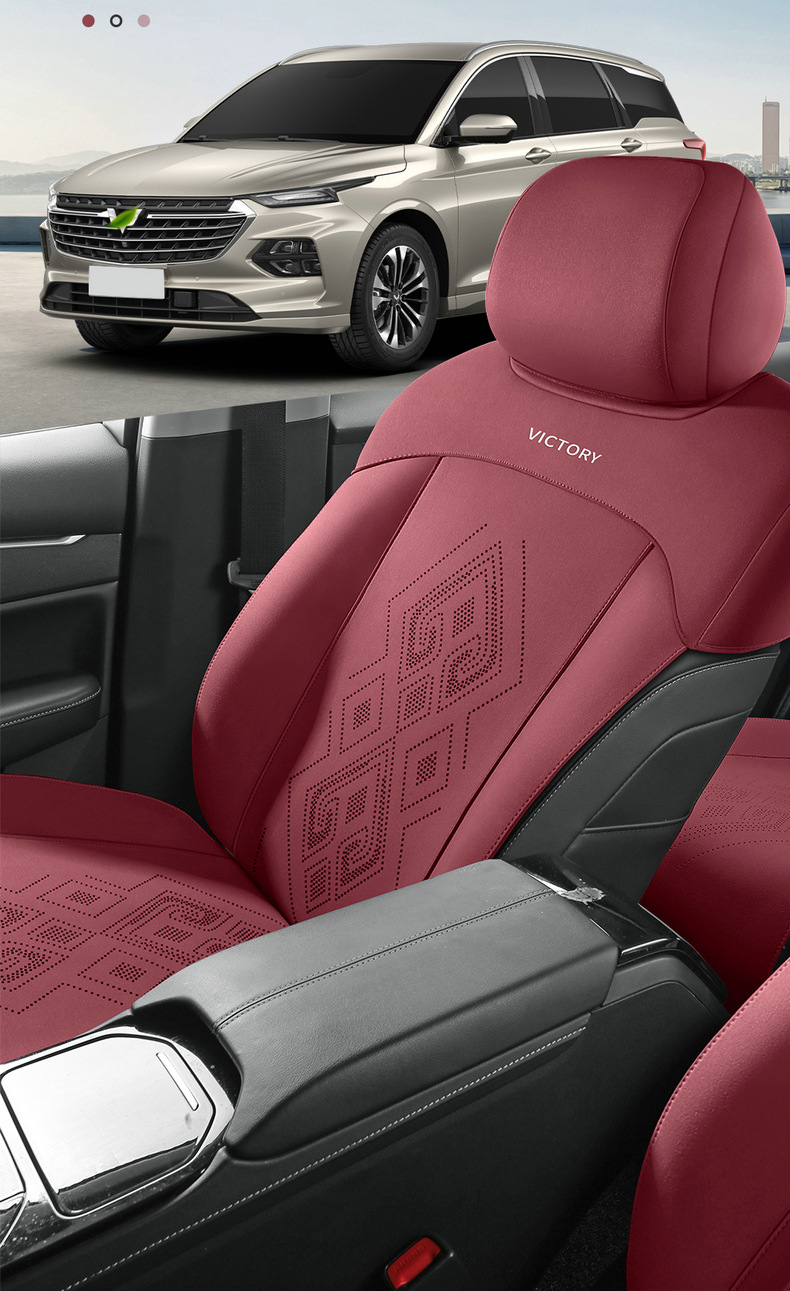 Wuling Kaijie six-seat special car seat cover six-seat half-pack suede four seasons universal fashion ventilated seat cover