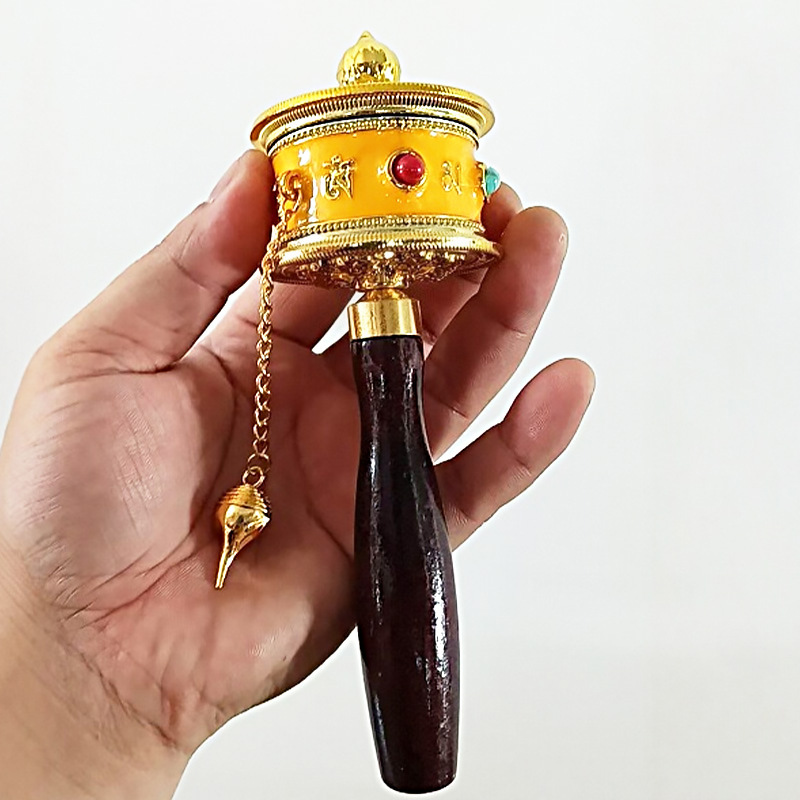 国潮转经筒摆件手摇转经筒工艺品旅游景区纪念品批发民族风中式|undefined