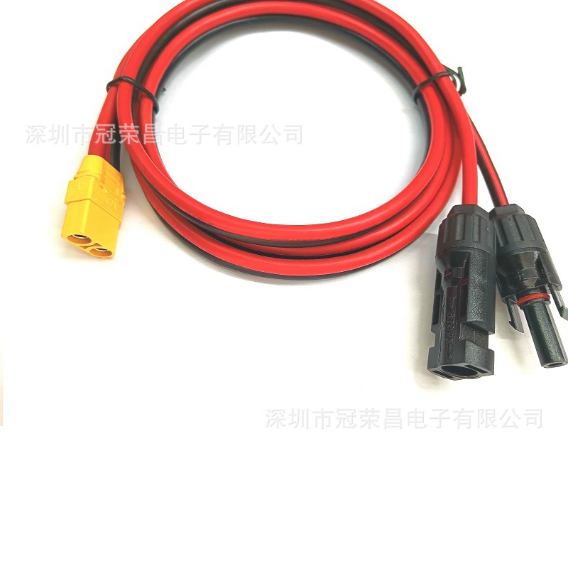 Заводской оригинальный головной разъём XT90H передача MC4 10AWG провод подключения солнечной панели энергия хранения питание зарядка на открытом воздухе