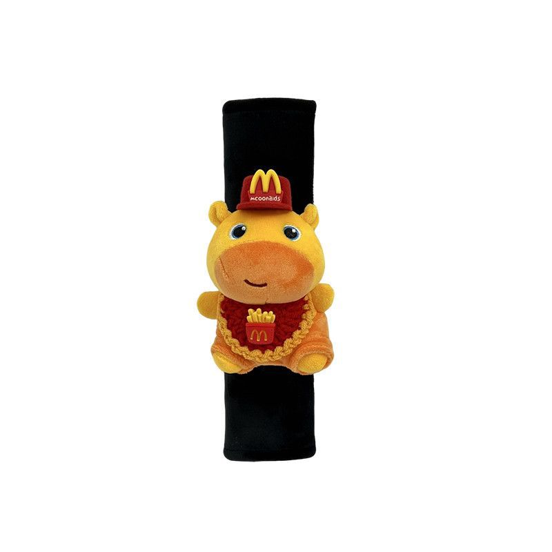 Capybara Lulu Car Seatbelt Shoulder Pads for Couples, Car Seatbelt Anti-Wear Covers, Interior Decorations