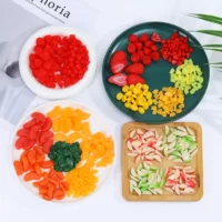 ПВХ имитация клубничного фруктового питания играть сливочный клей DIY чехол для телефона ручной декоративный мандарин лоскуты манго ананас