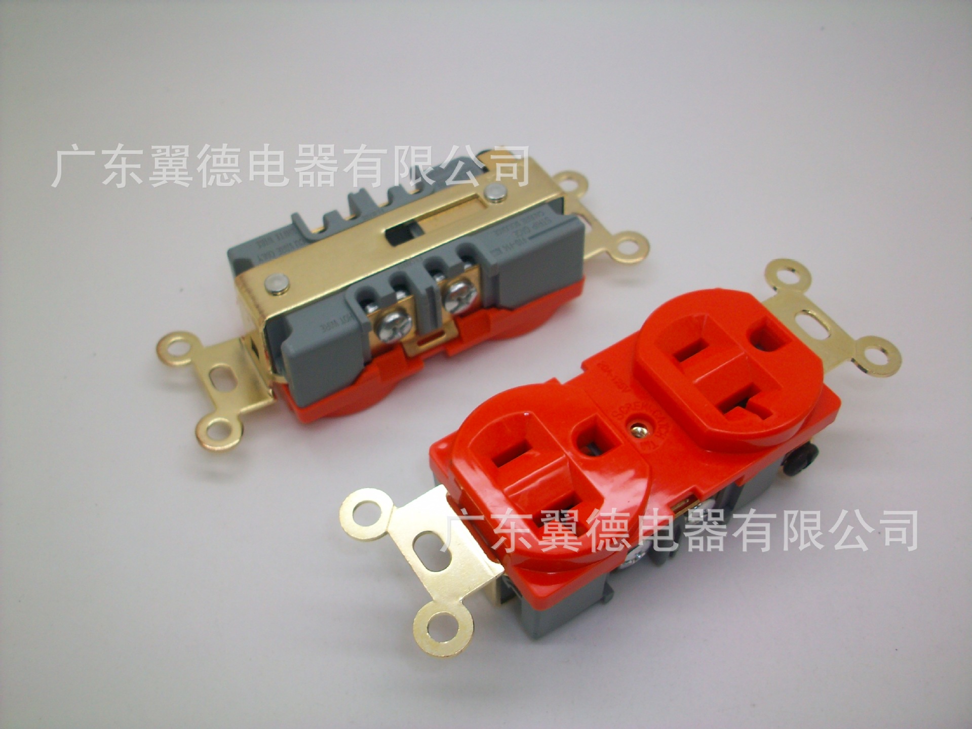 SS-6B-2双联美式音响插座 美规美国音响插座 5-20R美式音响插座