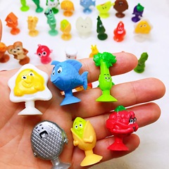 野菜と果物の吸盤人形、果物の吸盤、小さなモンスター、小動物、TPR 吸盤ガシャポンおもちゃ卸売