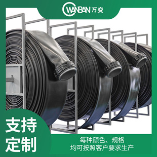 Large-diameter emergency flood control water belt high-pressure hose drainage pump truck water delivery thickened explosion-proof water bag TPU plastic-coated TPU