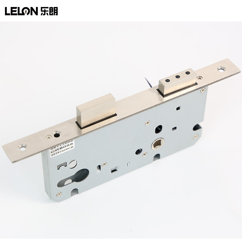 Exportación de comercio exterior cuerpo de cerradura magnética silenciosa 6085 cuerpo de cerradura de núcleo de acero inoxidable cerradura dividida accesorios de cerradura de puerta interior