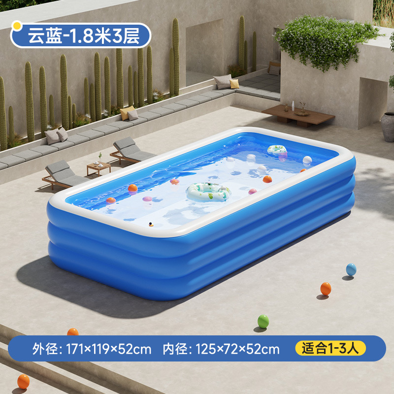 Inflatable swimming pool, 1.8meter, 3 floors