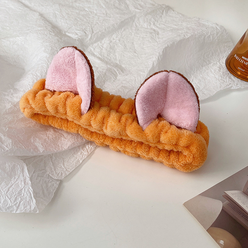 可爱猫耳朵发带卡通束发带女洗脸化妆专用防滑不掉头饰女发带定制