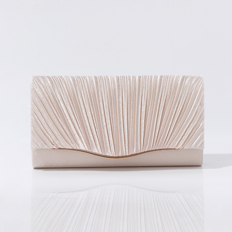 Popular Banquet Clutch Bag, New Style Elegant Ladylike Pleated Evening Bag, Party Bag, Cheongsam Dress Wedding Bag, Versatile
