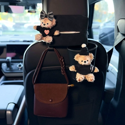 two-in-one hanging car tissue — Car tissue box/set