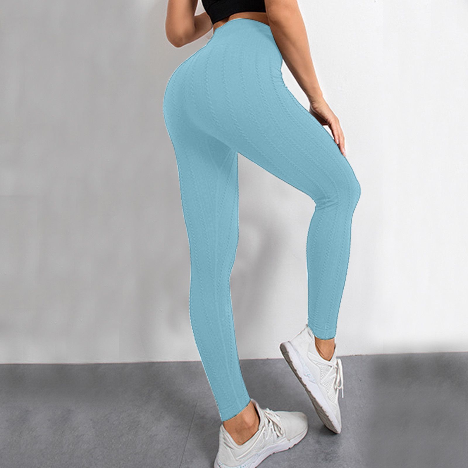 Venta al por mayor Dingzi primavera y otoño 3D impreso leggings ropa exterior de cintura alta Mujer vientre contracción cadera levantamiento deportes adelgazamiento yoga Pantalones image 41