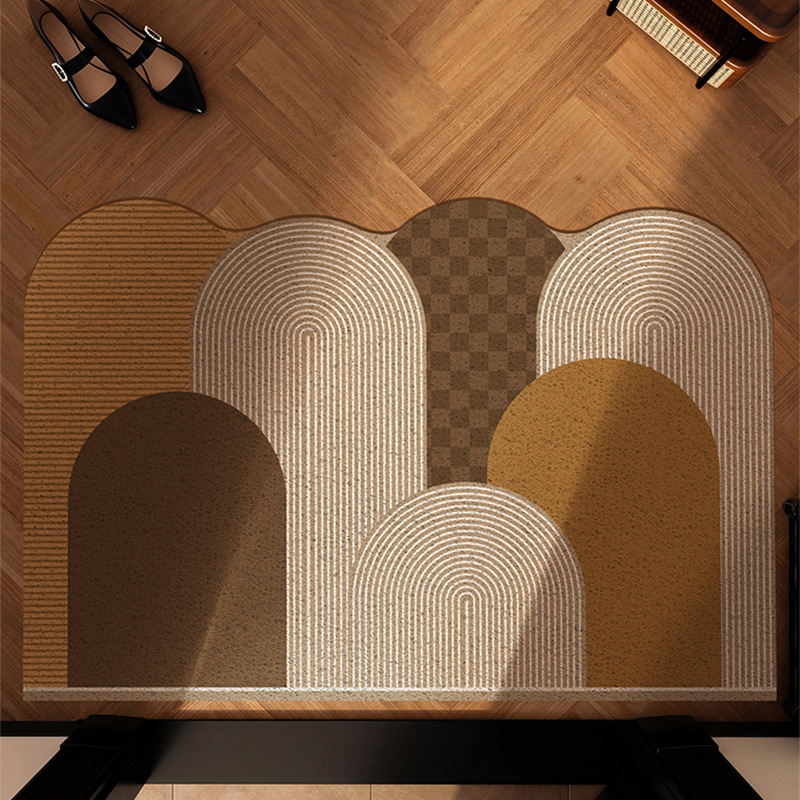 Vintage Eingangsmatte Aus Schlingenware Schmutzabweisend_voghion.com