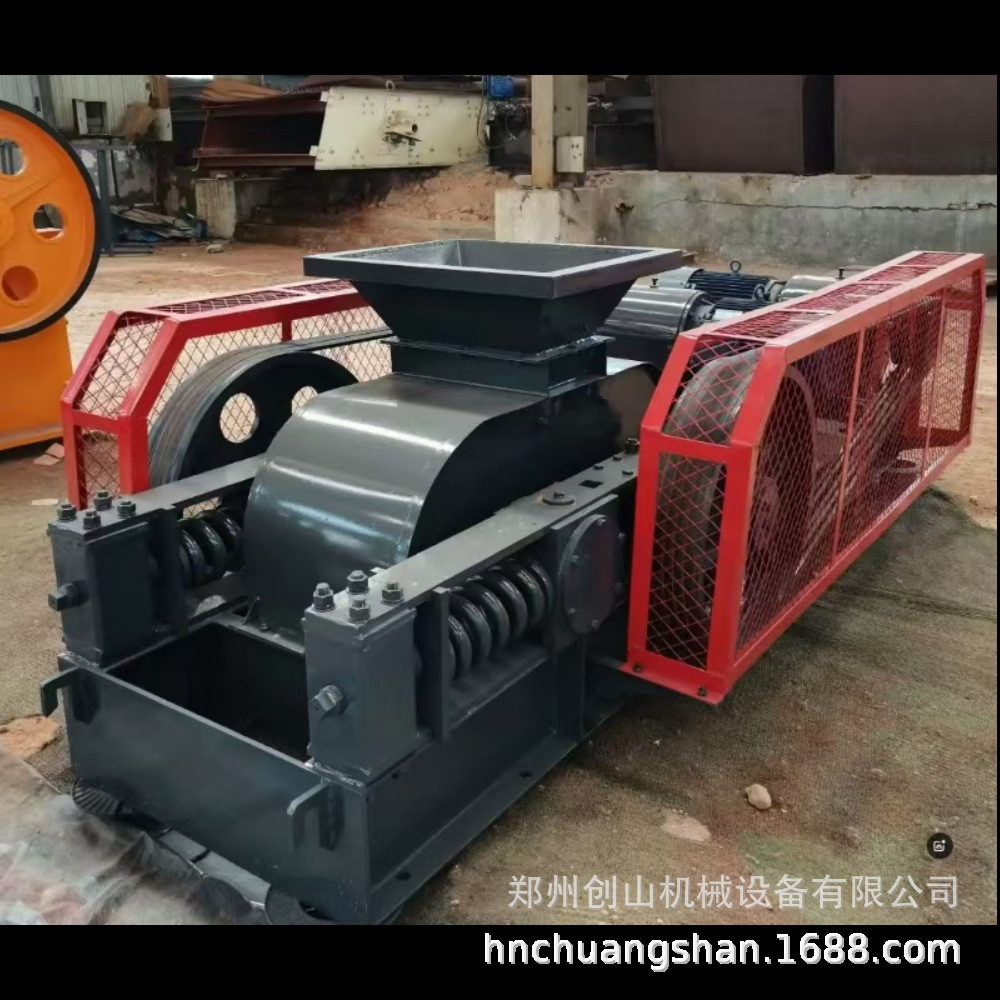 批发对辊机 卧式制沙机优质齿辊破 液压对辊破沙机小型对辊破碎机