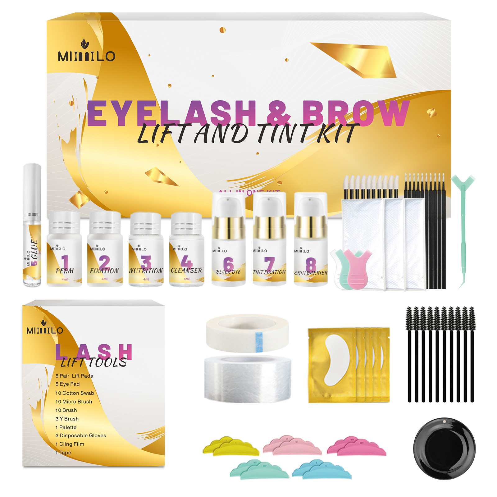 Simple set for eyelashes, (Cross-border trading)