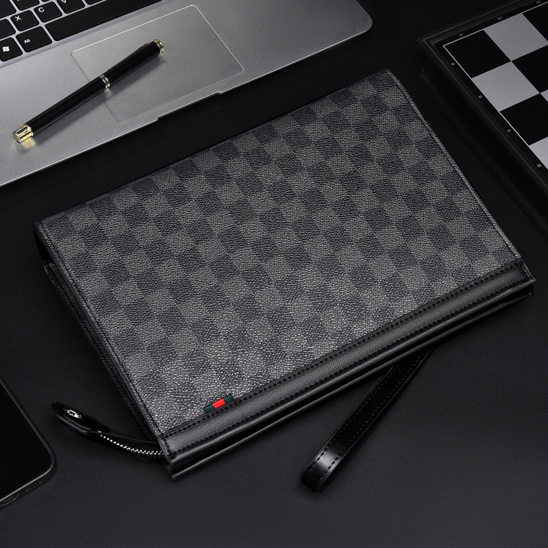 Chuongkaiye Clutch Bag for Men, Business Fashion Genuine Leather Clutch Bag, Casual Clutch Bag, Light Luxury Clutch Bag, Trendy Handbag